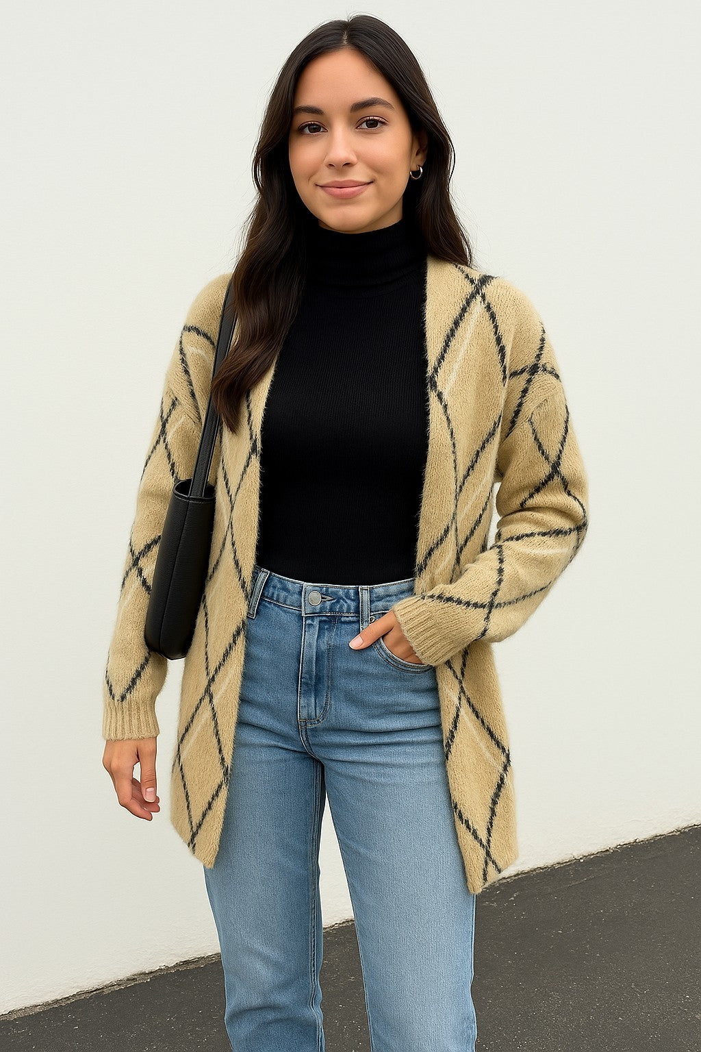 The Rory Cardigan - Taupe