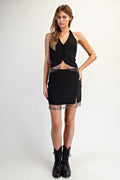 The Celeste Skirt - Black