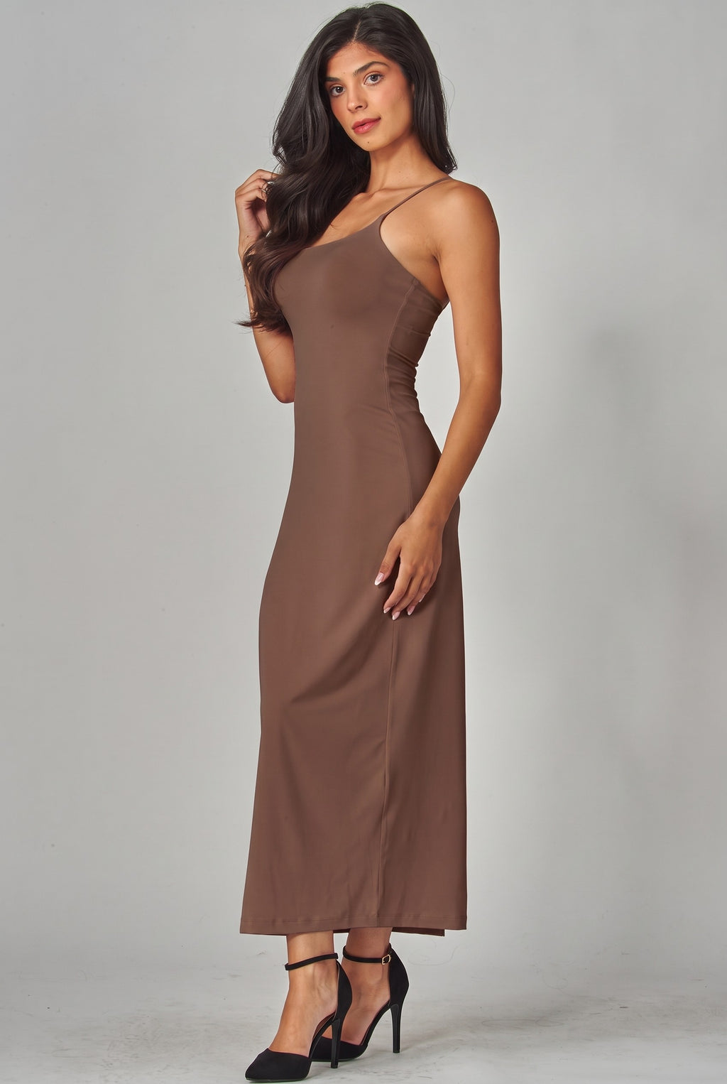 The Eloise Maxi Dress - Espresso