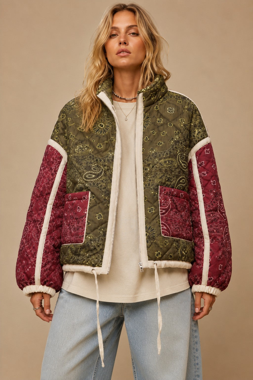 The Marley Jacket - Olive Combo