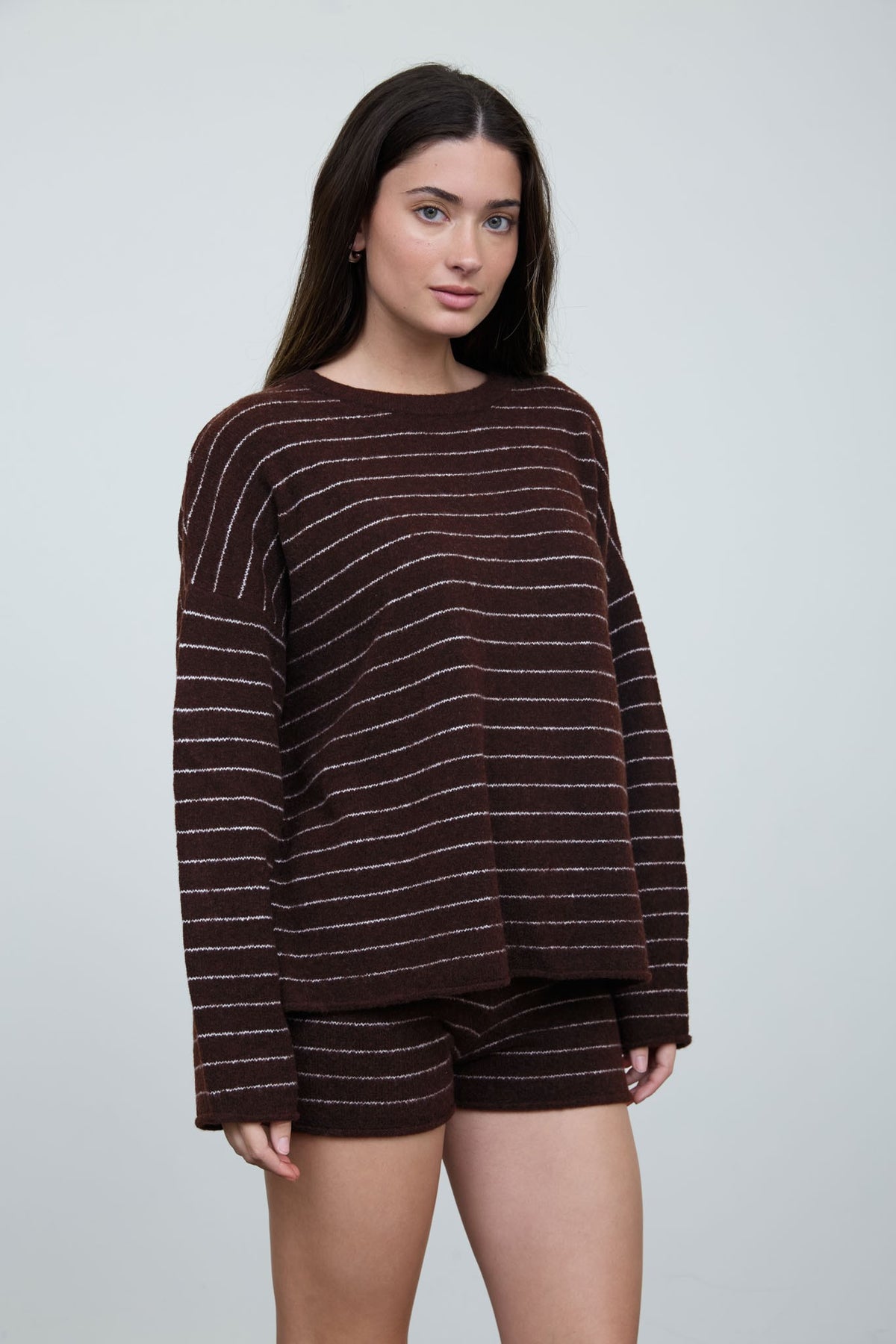 The Frankie Sweater - Brown