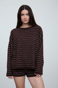 The Frankie Sweater - Brown