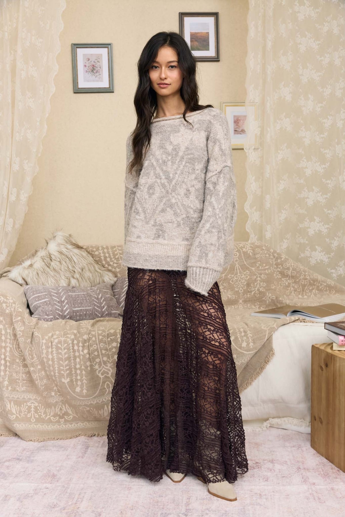 The Holly Sweater - Khaki