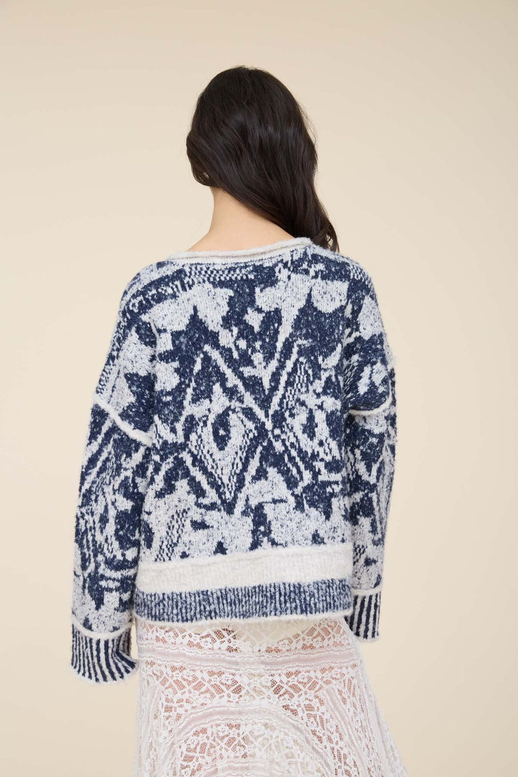 The Holly Sweater - Navy