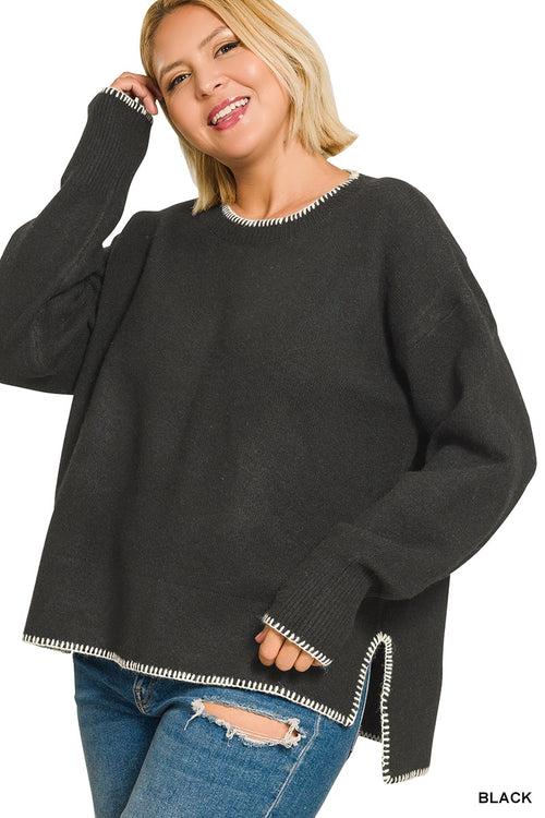The Esther Sweater PLUS - Black