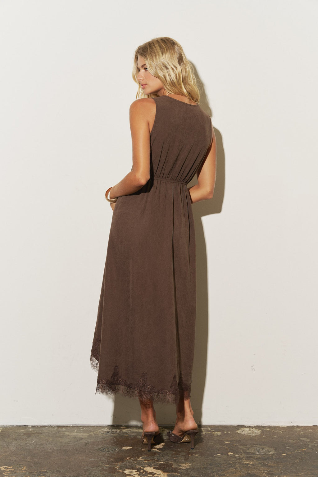 The Isabella Dress - Brown