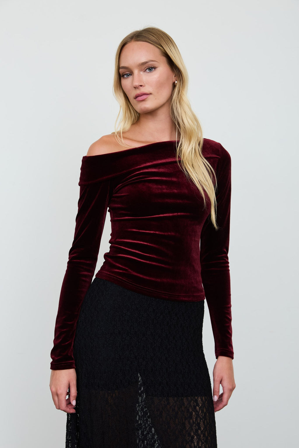 The Ophelia Top - Red Wood