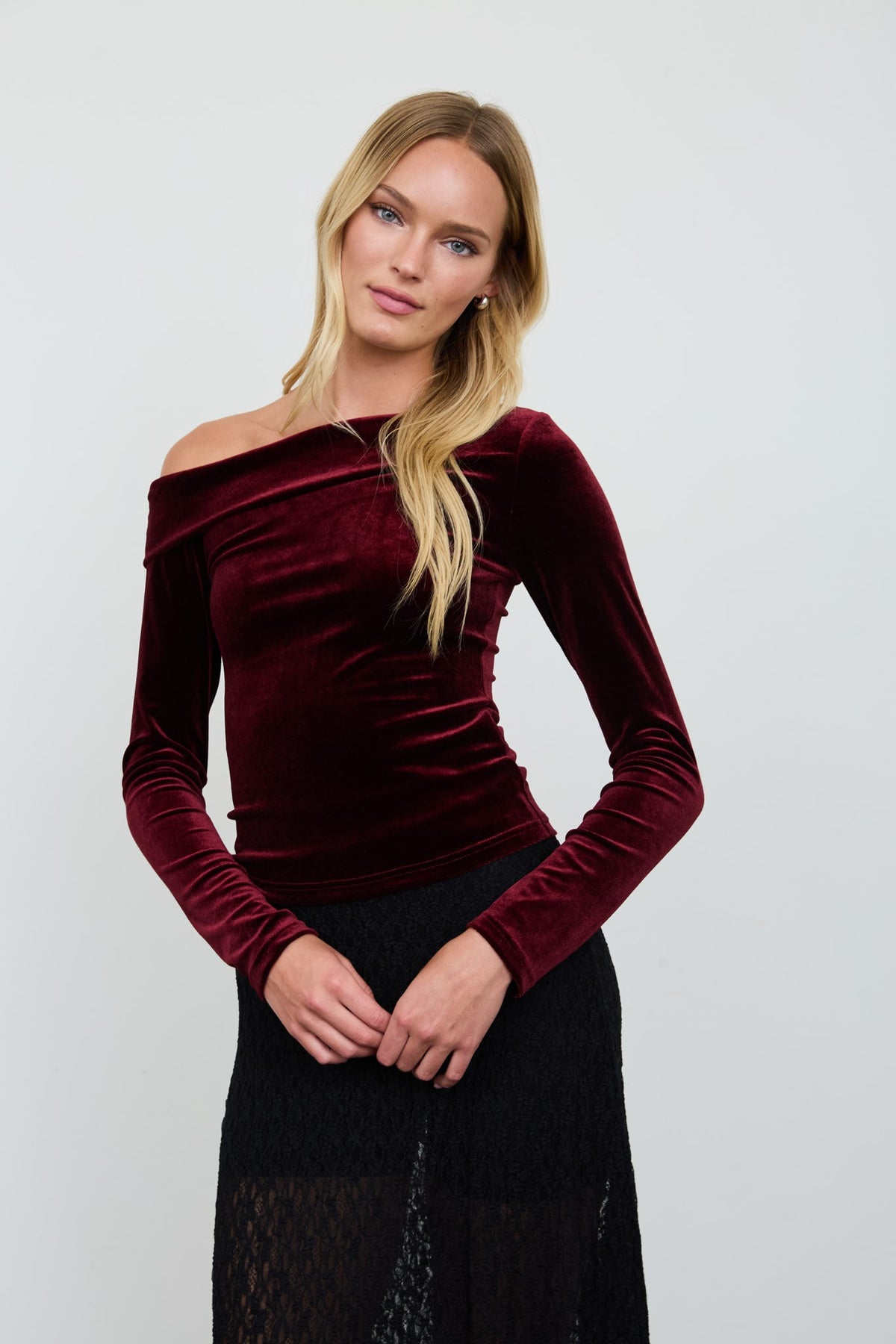 The Ophelia Top - Red Wood