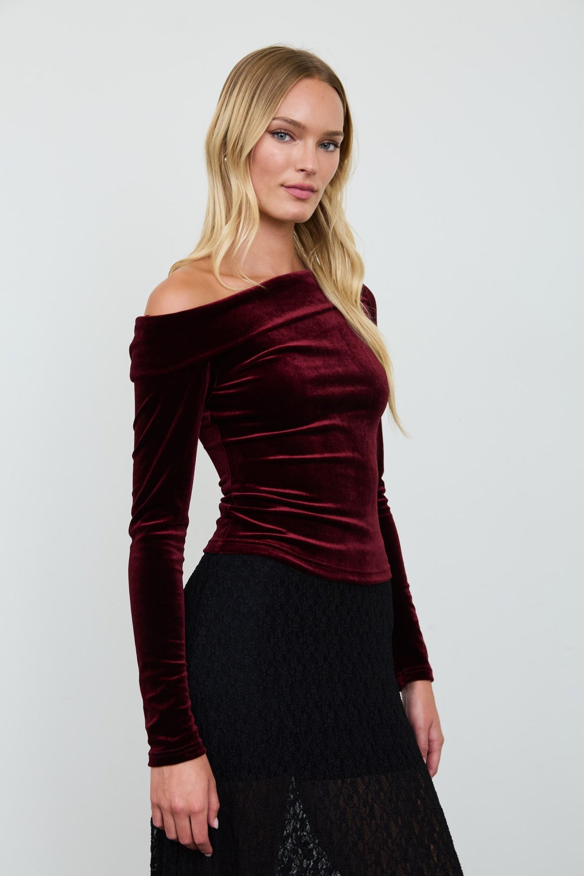 The Ophelia Top - Red Wood