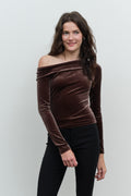 The Ophelia Top - Cocoa