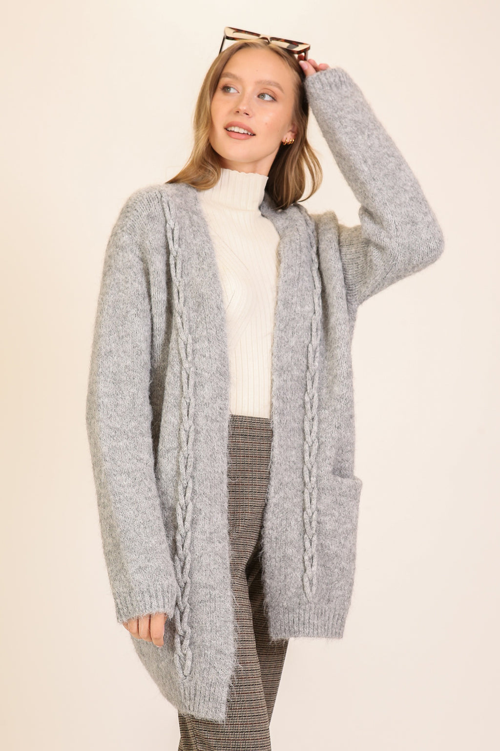The Willa Cardigan - Grey