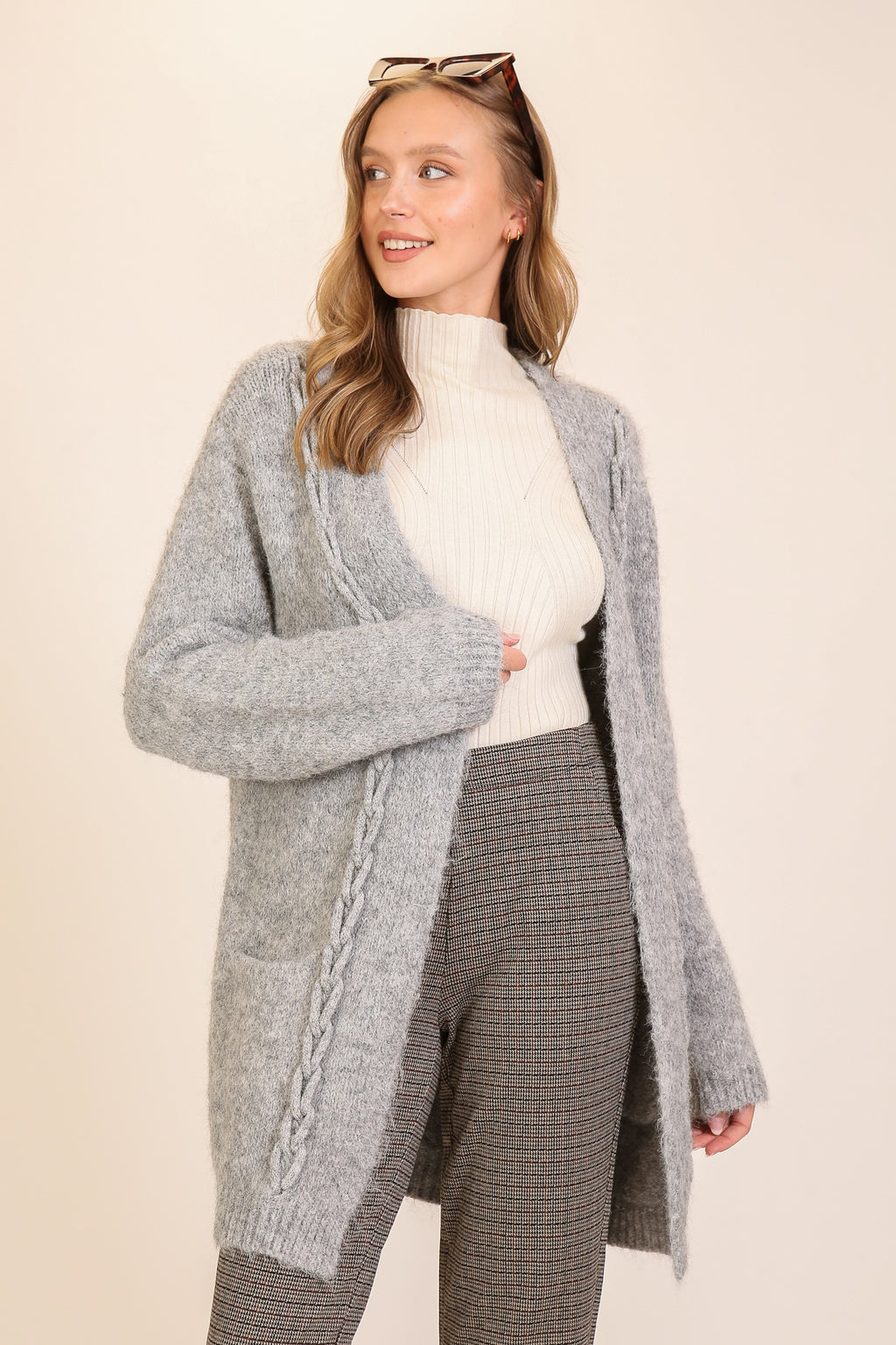 The Willa Cardigan - Grey