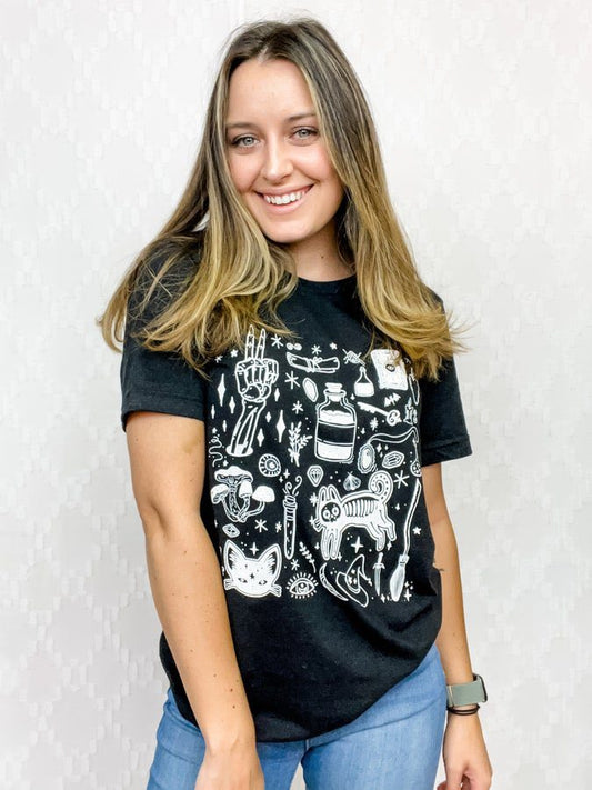 Halloween Collage Graphic Tee