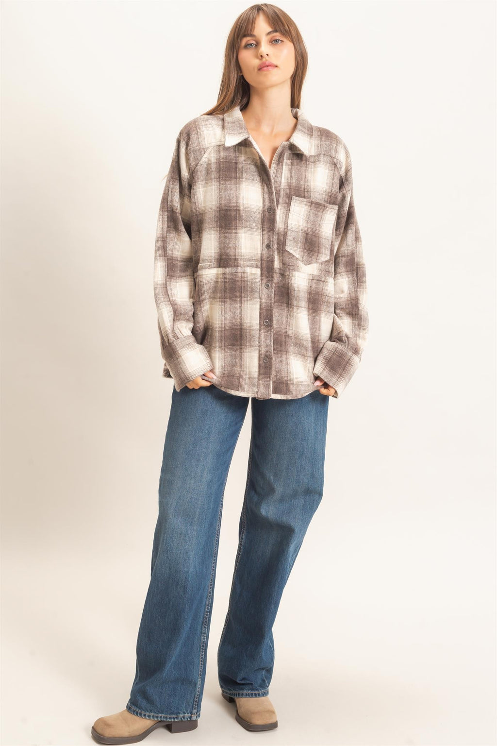 The Quinn Flannel - Brown