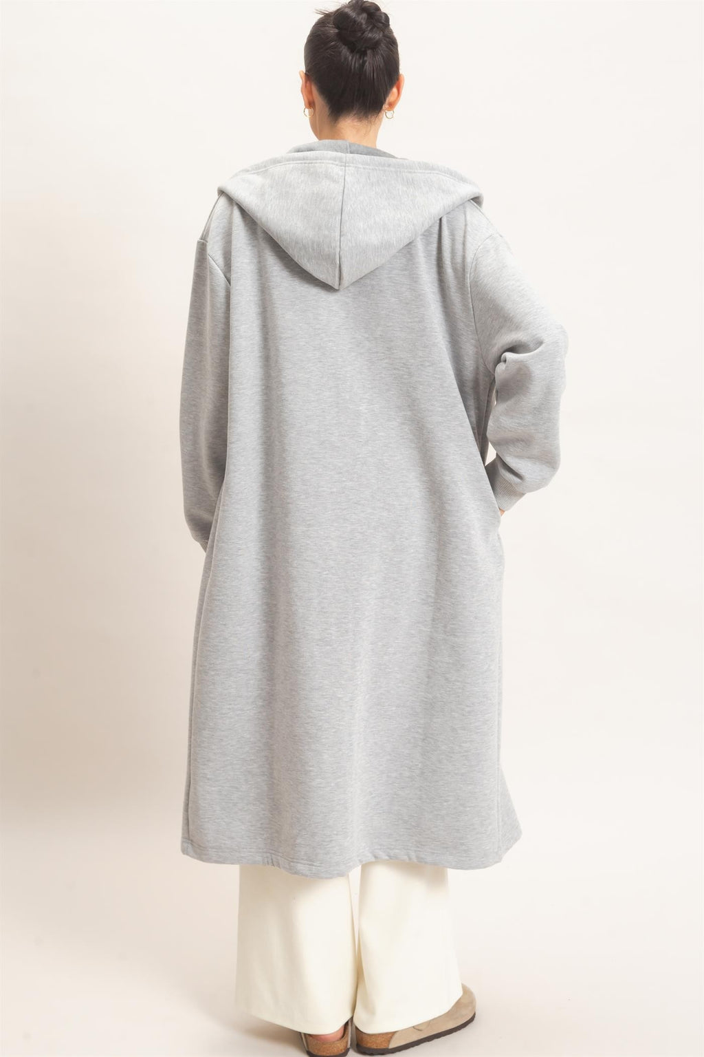 The Phoebe Hoodie Jacket - Heather Gray