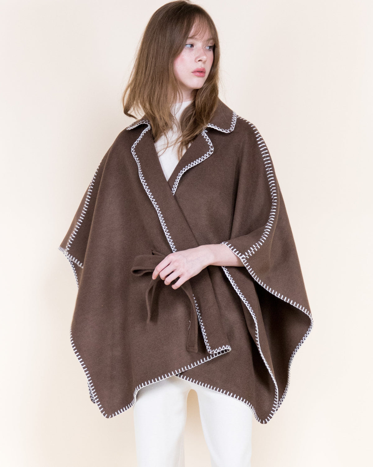 The Odette Cape - Brown