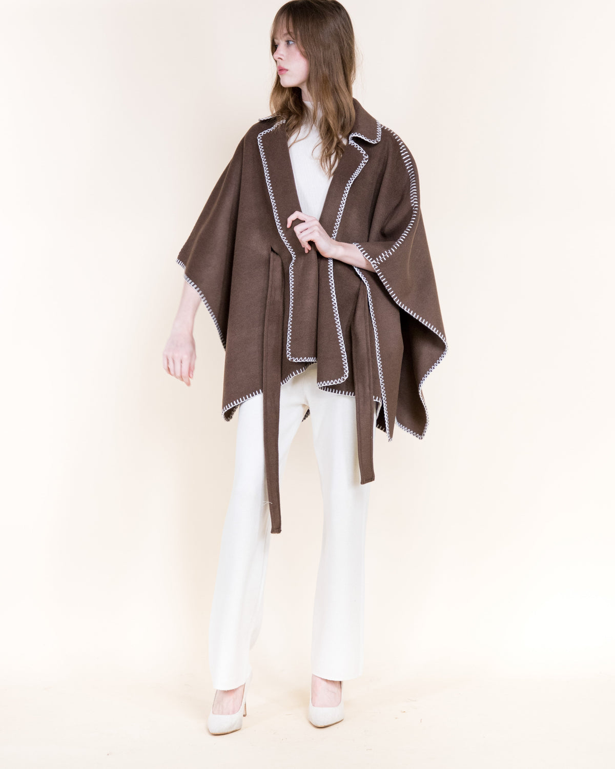 The Odette Cape - Brown