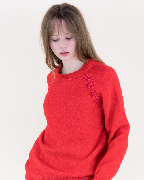 The Cecilia Sweater - Red