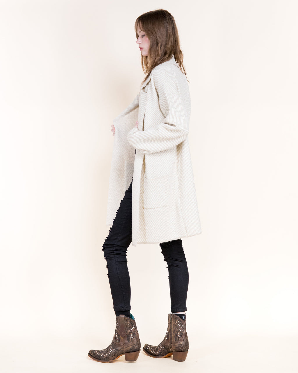 The Beatrice Coatigan - Beige