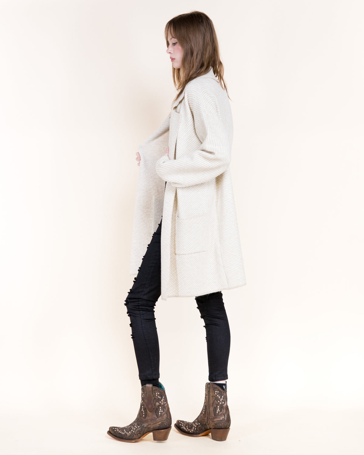 The Beatrice Coatigan - Beige