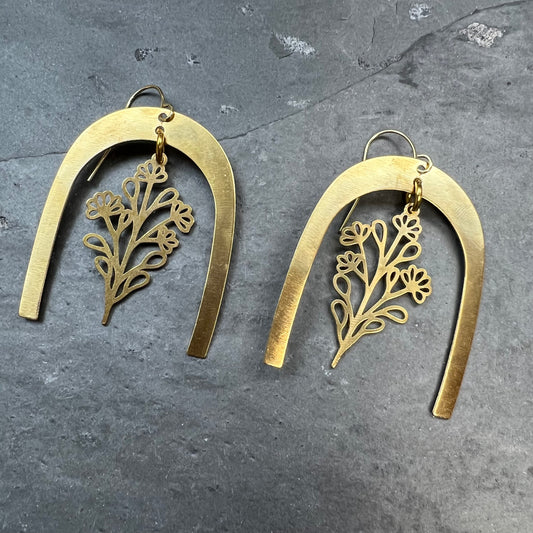 Floral Arch Earrings