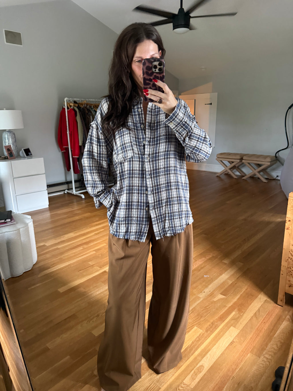 The Rea Plaid Top