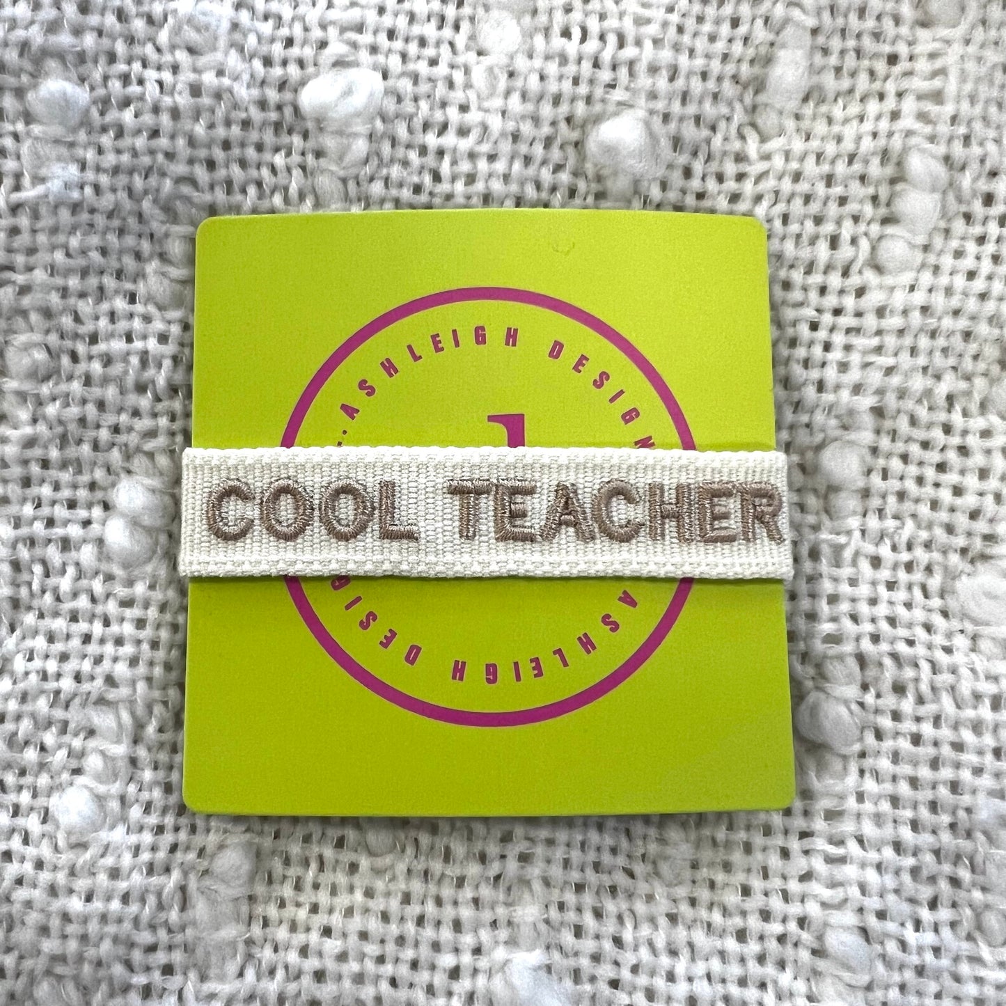 Cool Teacher Friendship Bracelet