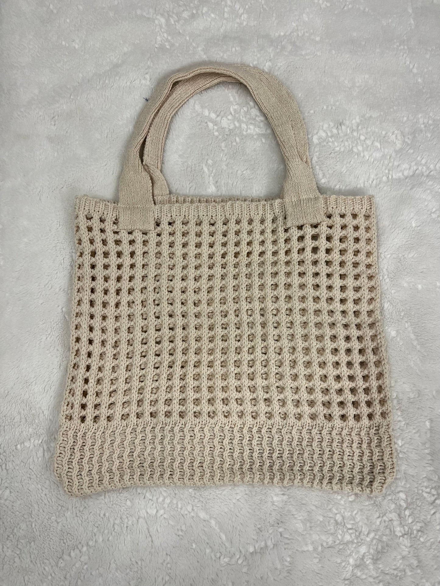 Open Knit Crochet Bag