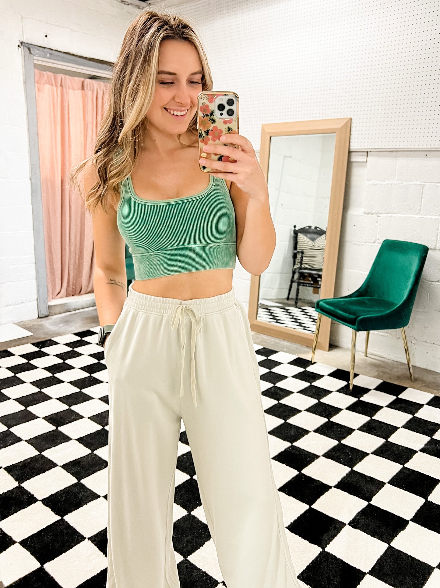 The Skye Padded Cropped Tank