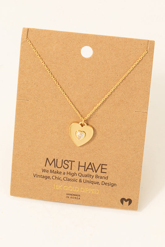 The Heart of Gold Necklace