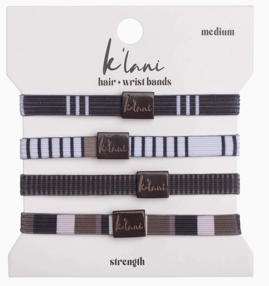 K'Lani Strength Hair Tie Bracelet Set