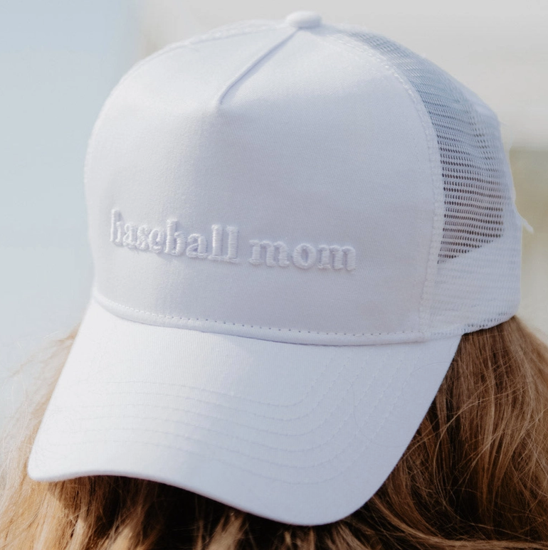 Baseball Mom Trucker Hat