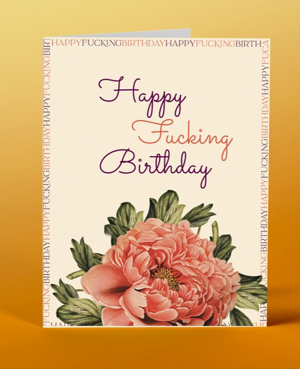 Happy Fing Birthday Card