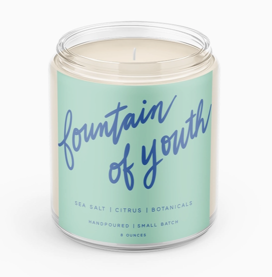 Poured Goods Fountain of Youth Soy Wax Candle