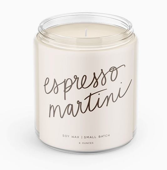 Poured Goods Espresso Martini Soy Wax Candles