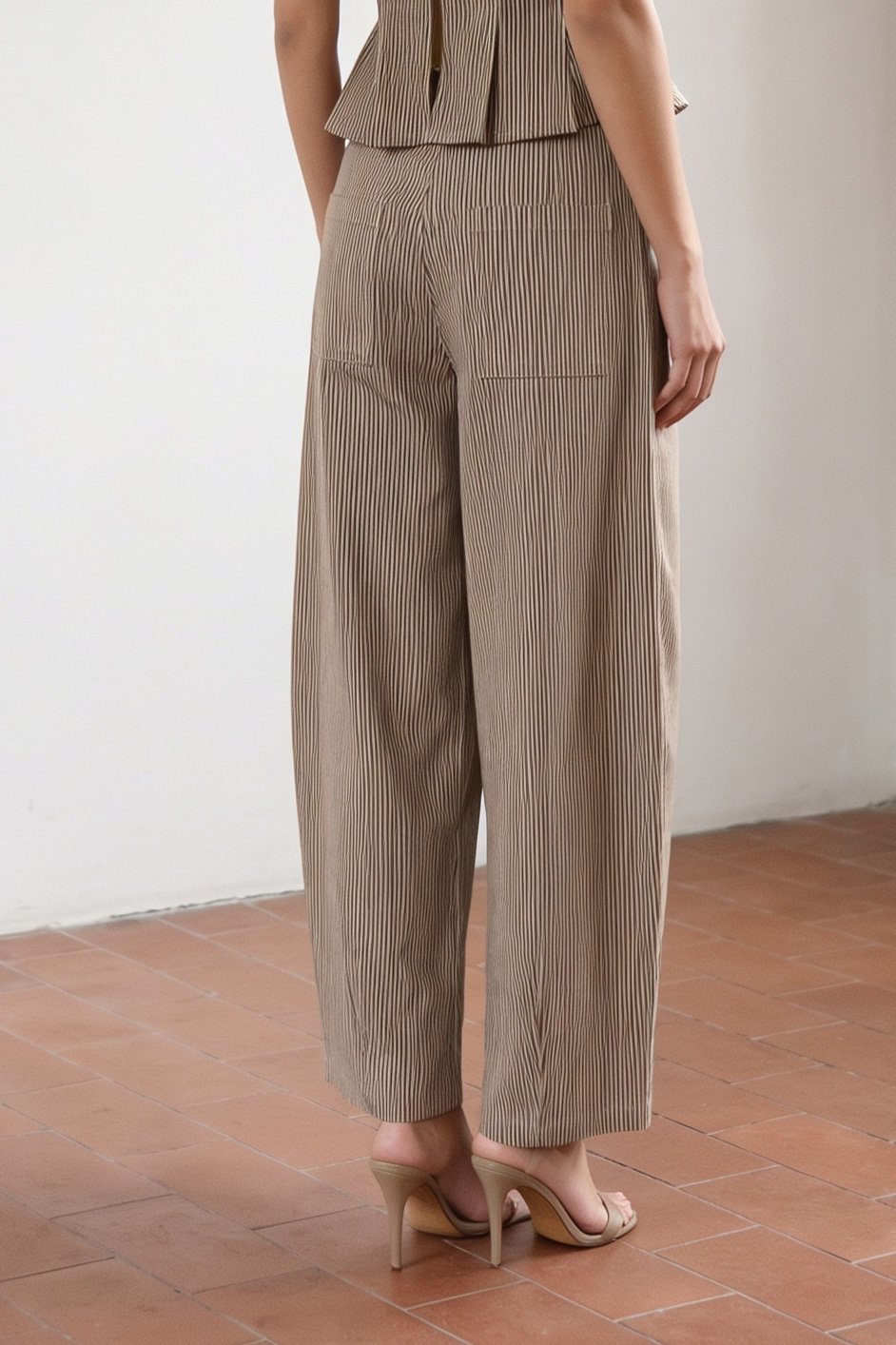 The Juniper Pants - Light Brown Ecru