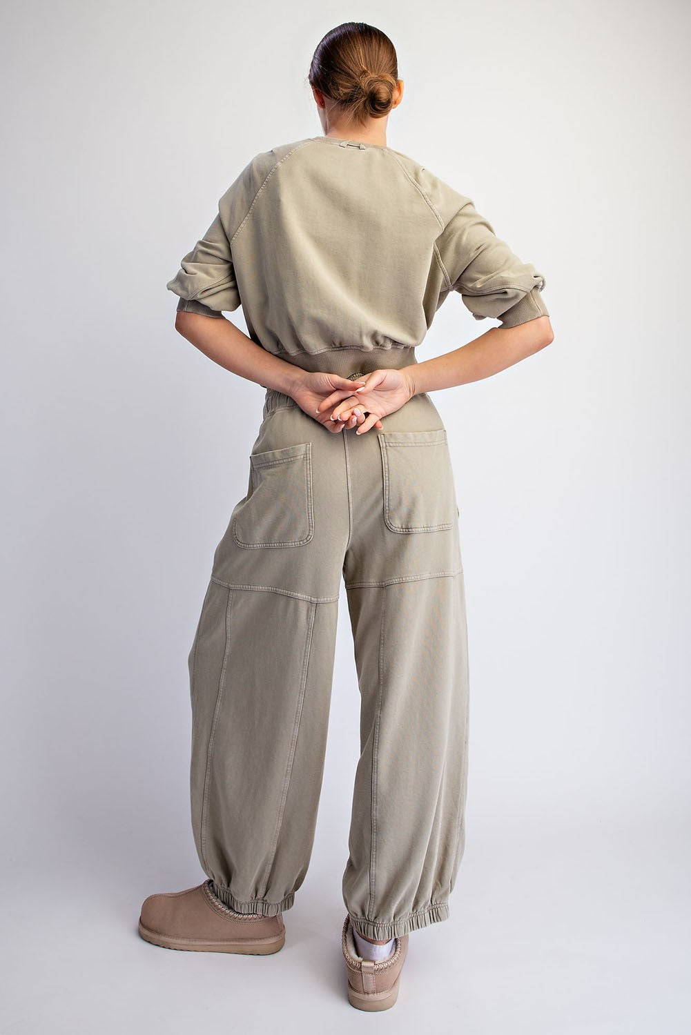 The Noelle Pants - Light Sage