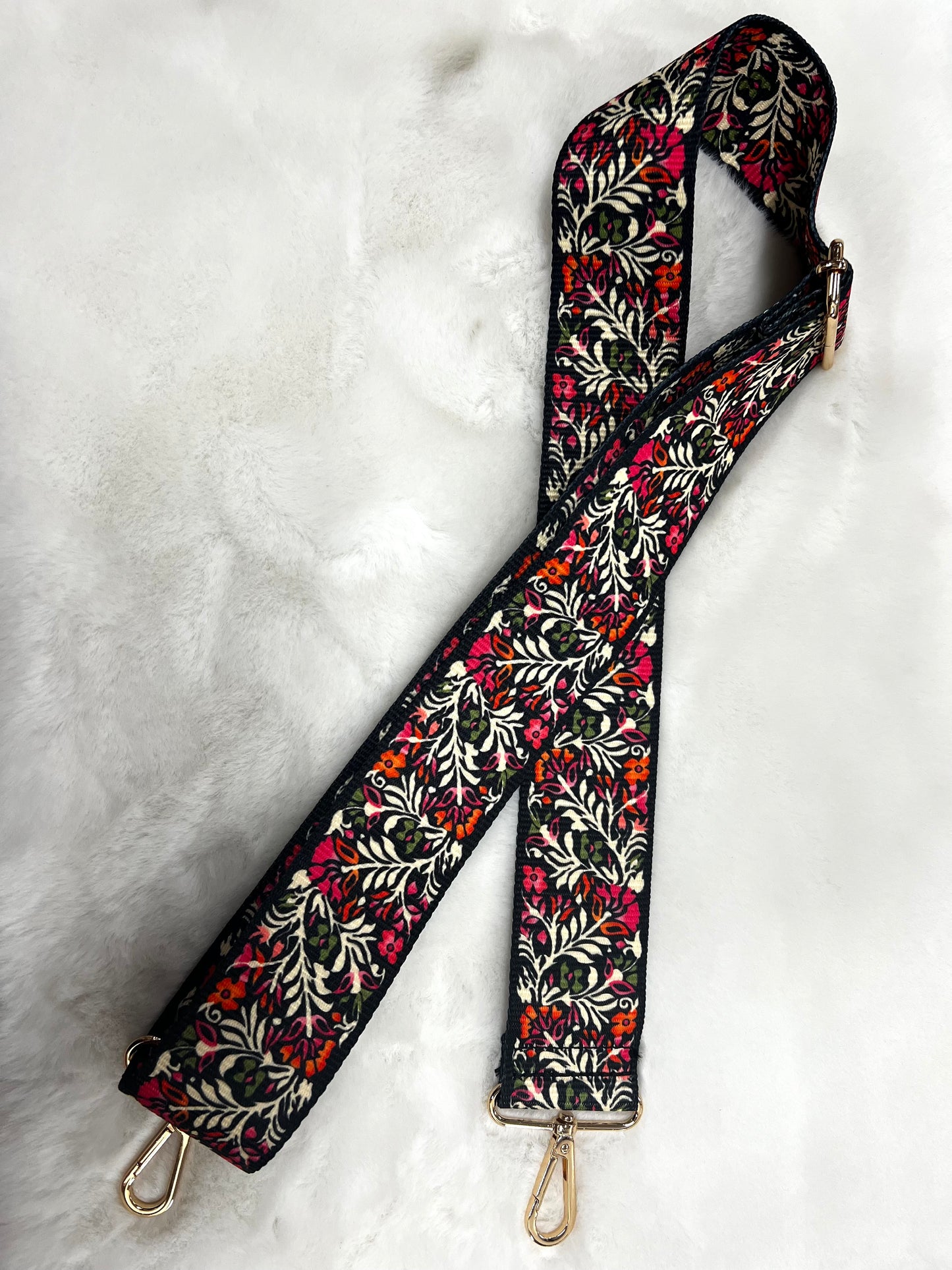 Floral Guitar Strap