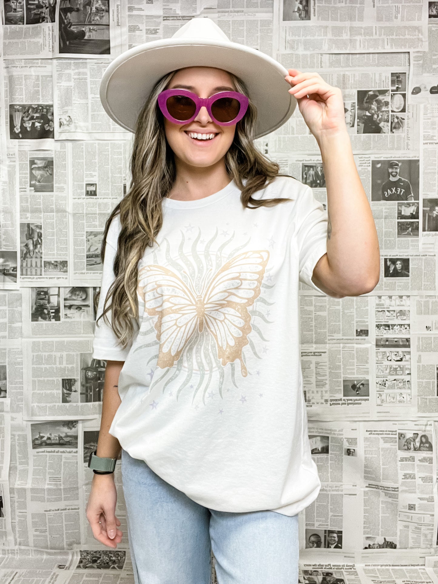 The Boho Butterfly Graphic Tee