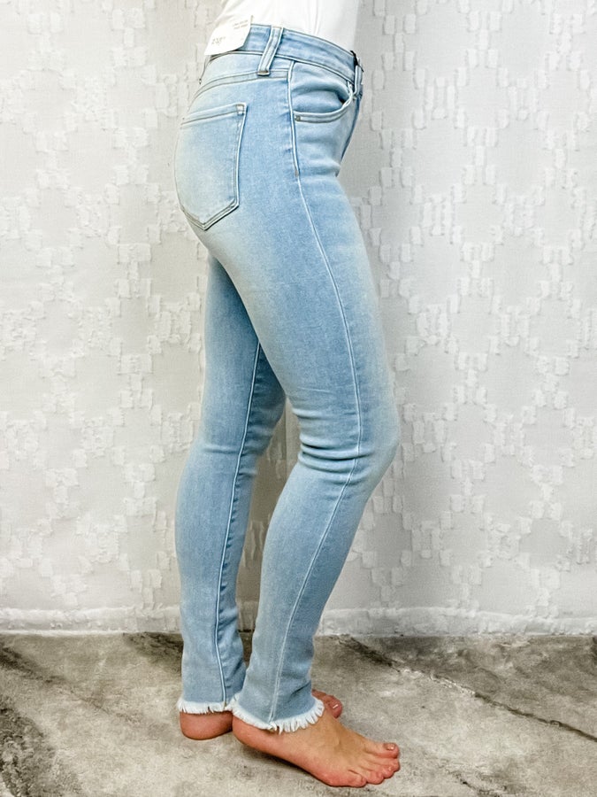 Mid Rise Distressed Boyfriend Jeans - Insane Gene