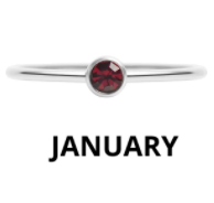 Birthstone Stacking Ring PRE ORDER