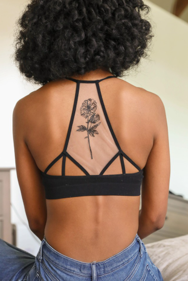 Flower Tattoo Bralette