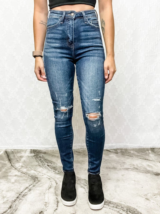 Cello High-Rise Ankle Skinny